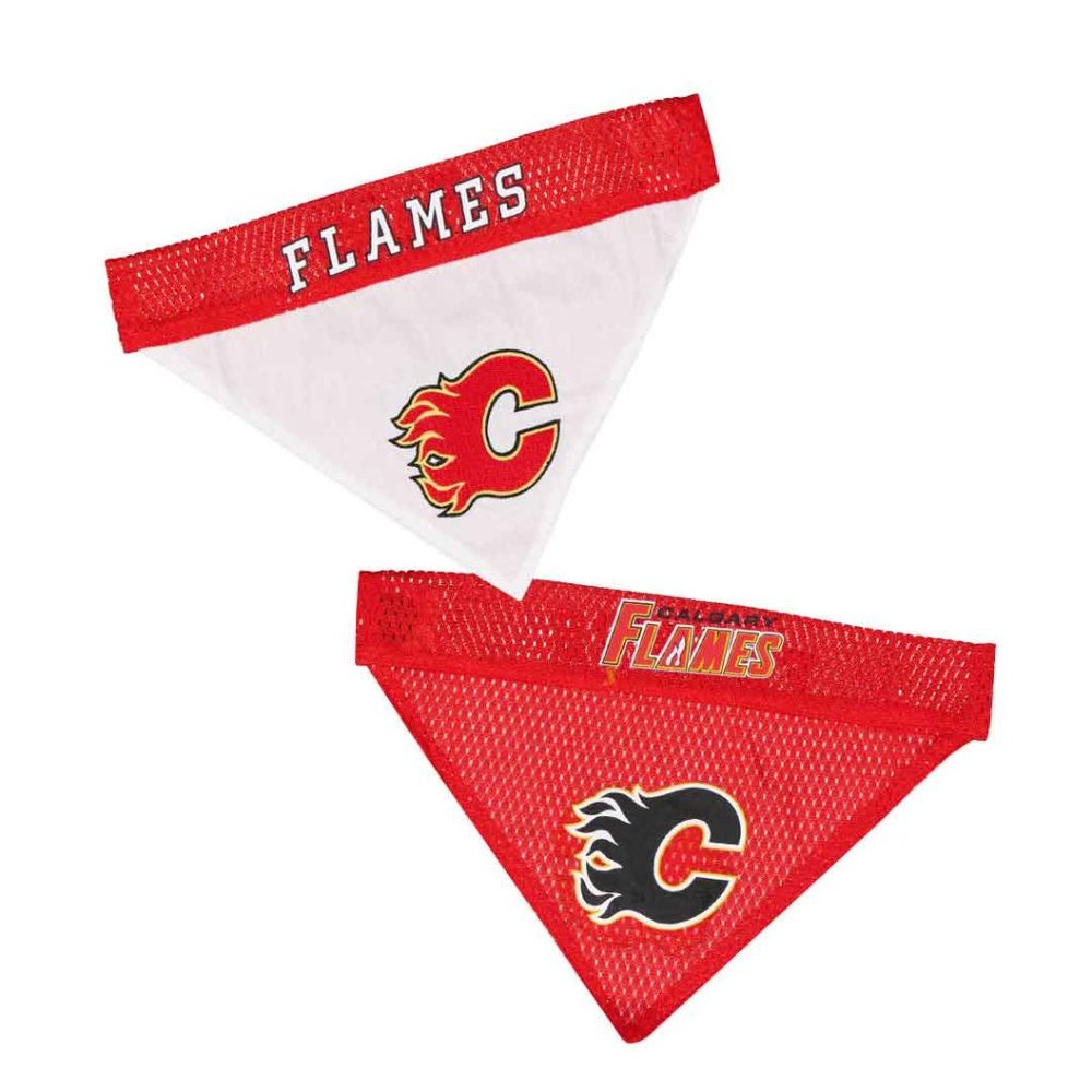 NWT PETS FIRST Hockey Reversible Bandana (L/XL) - Calgary - HOST PICK🎊🎉⭐️🌟